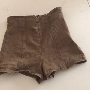 Brown pretty girl shorts